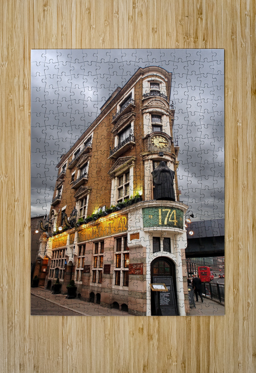 The Black Friar London Pub Bar Gill Billington Puzzle printing
