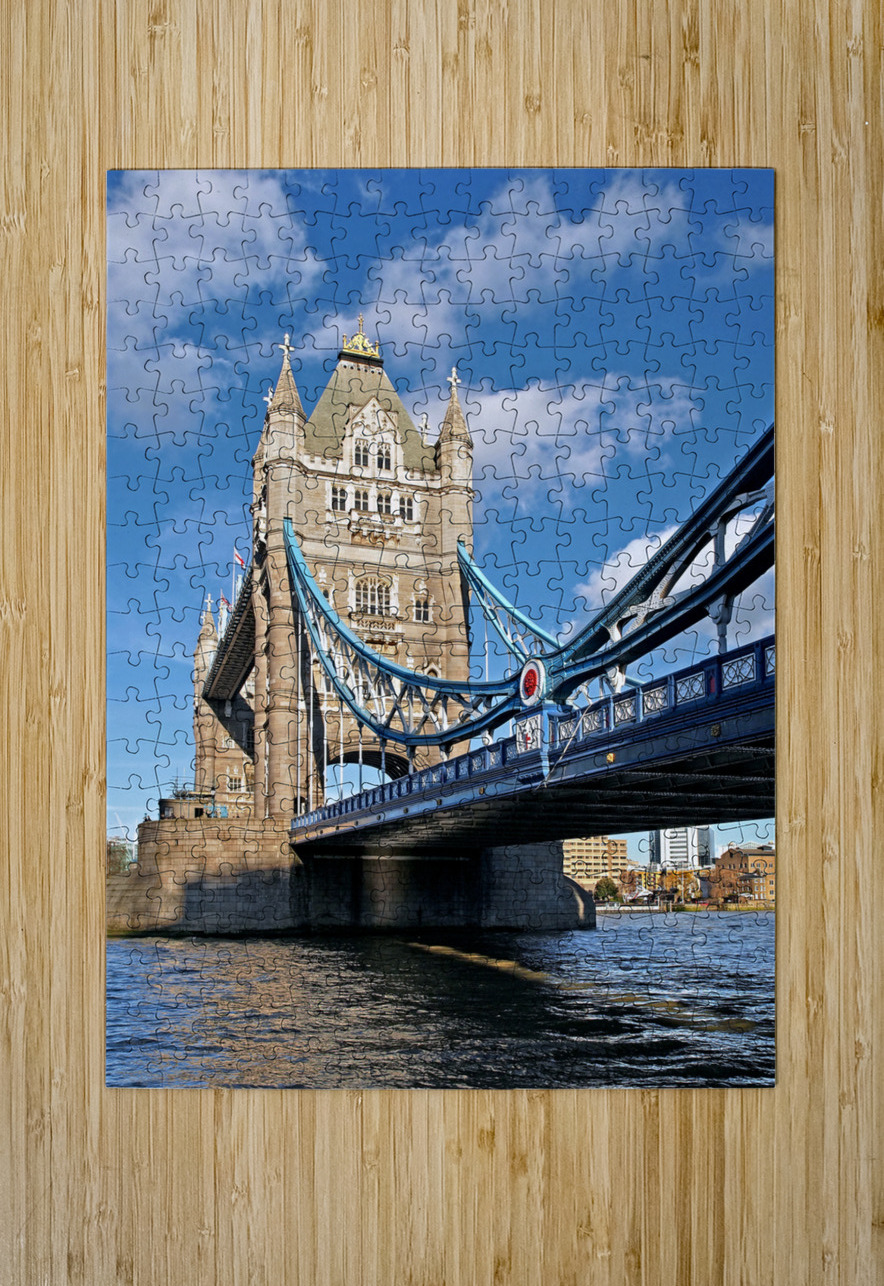 Tower Bridge London Vertical Gill Billington Puzzle printing