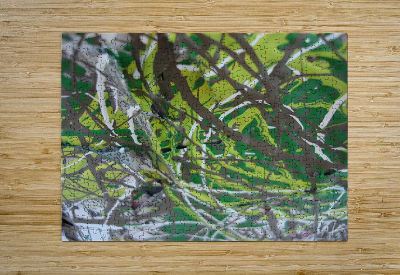 Earthy streaks Luciano Puzzle printing