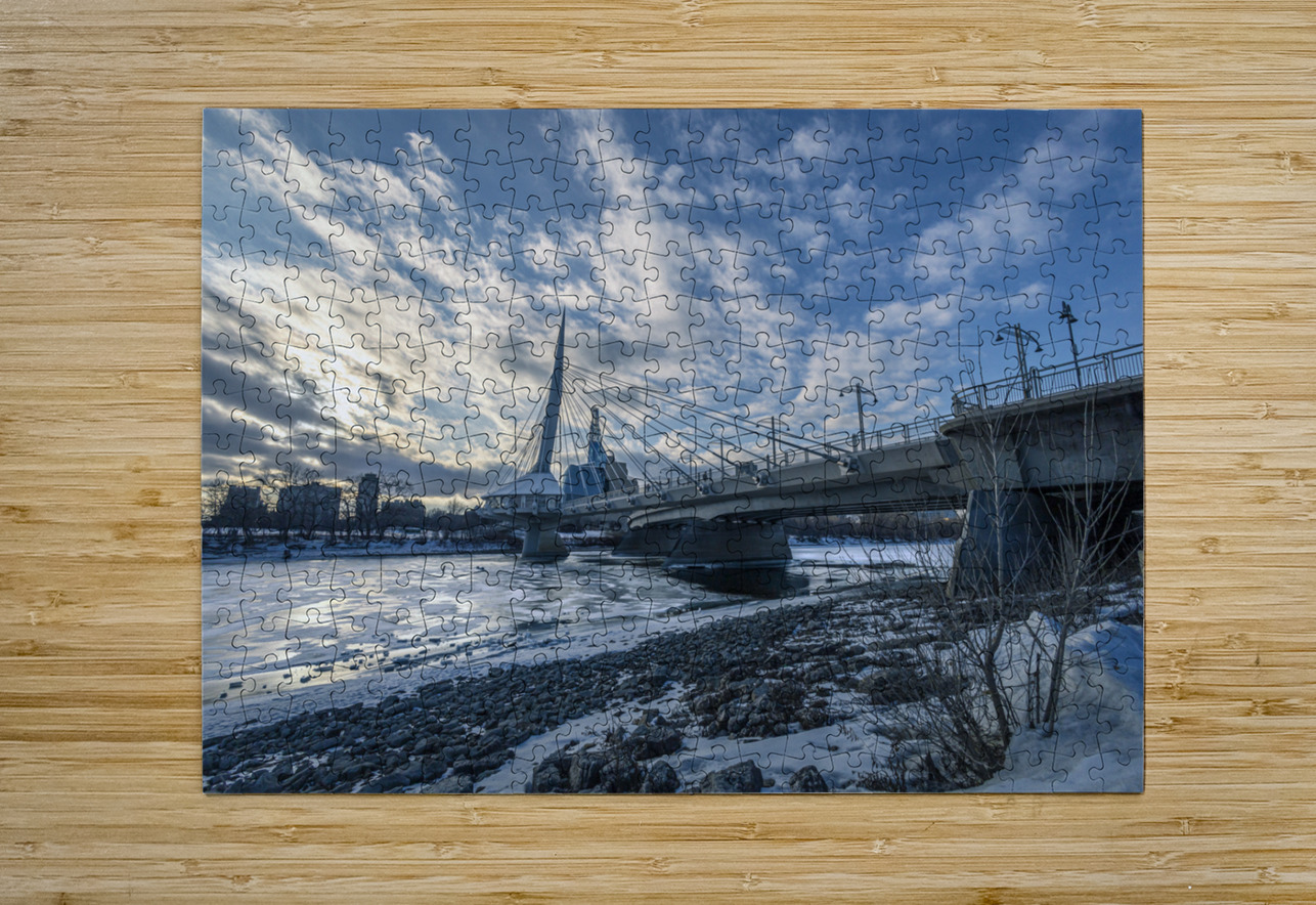 Winter on the Esplanade Riel Marc Gilbert Photography Puzzle printing