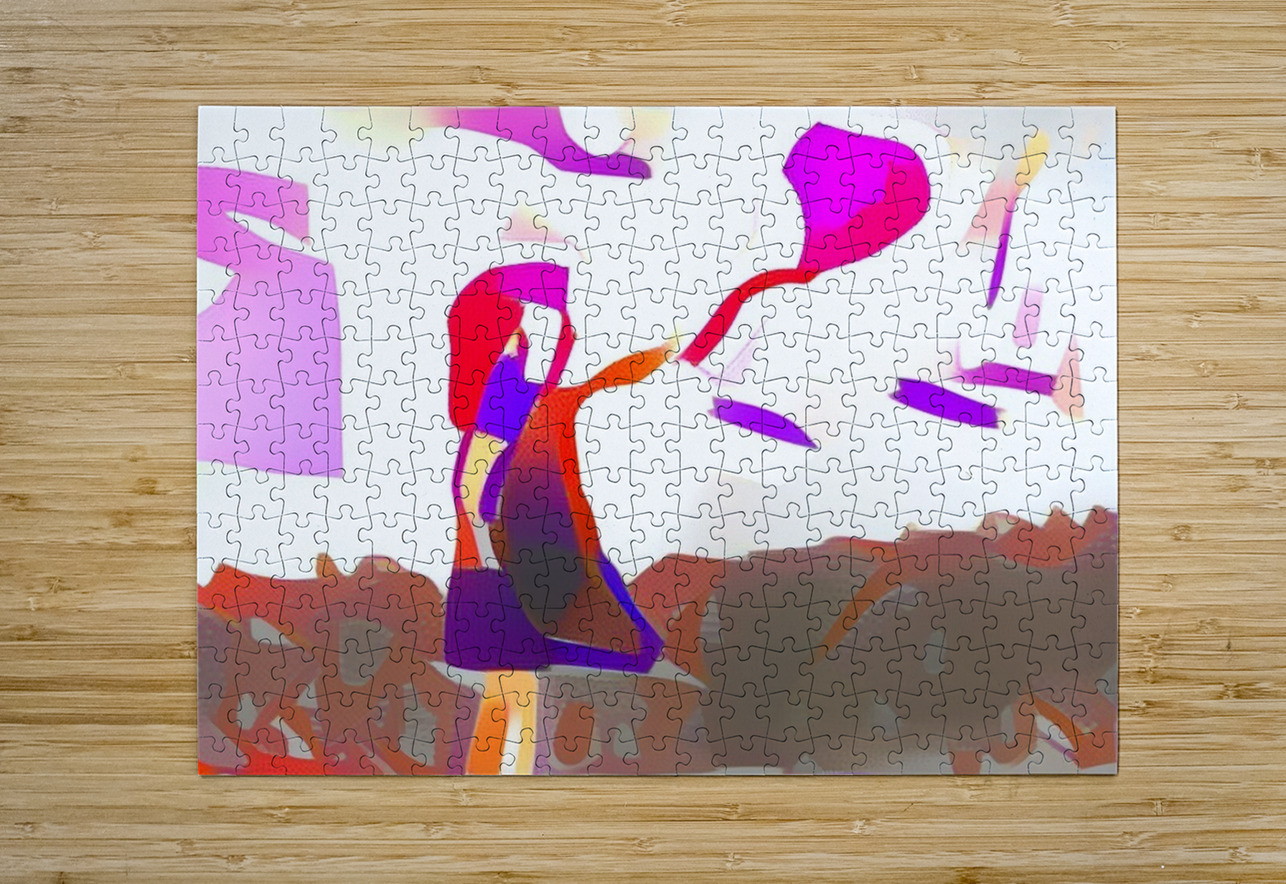 The Layered Image Luciano Puzzle printing