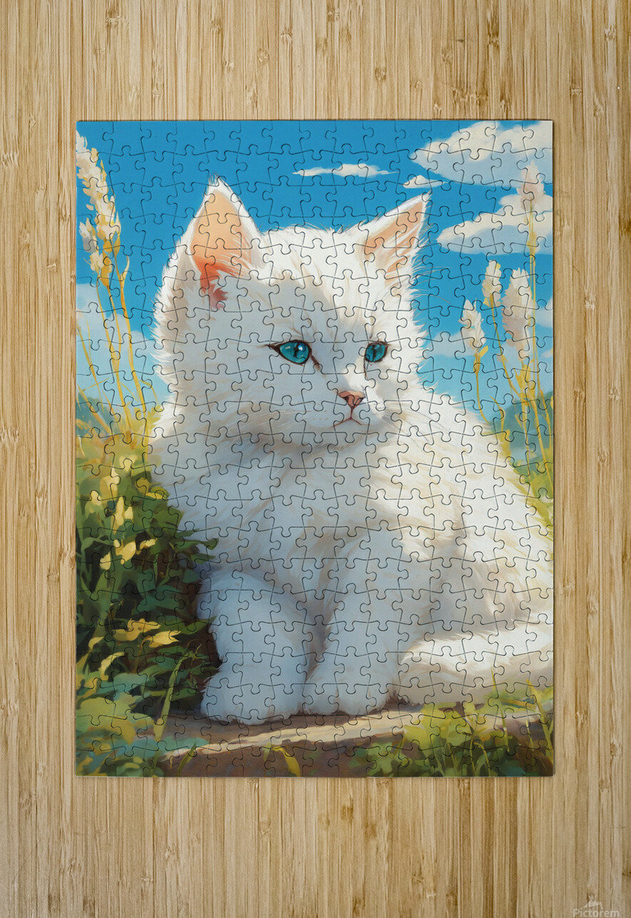 Beautiful cat  Waleed art store Puzzle printing