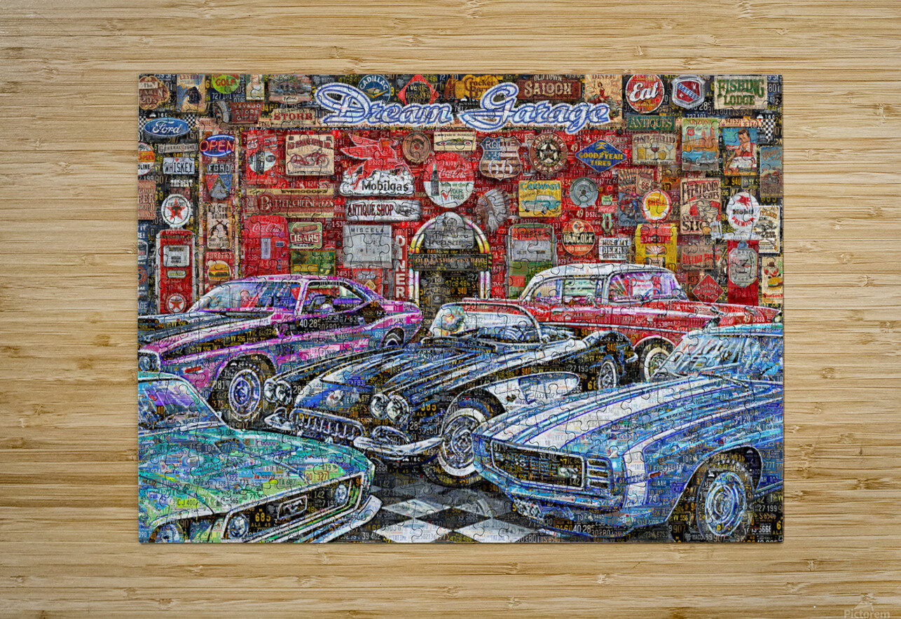 DREAM GARAGE Alex Loskutov Puzzle printing