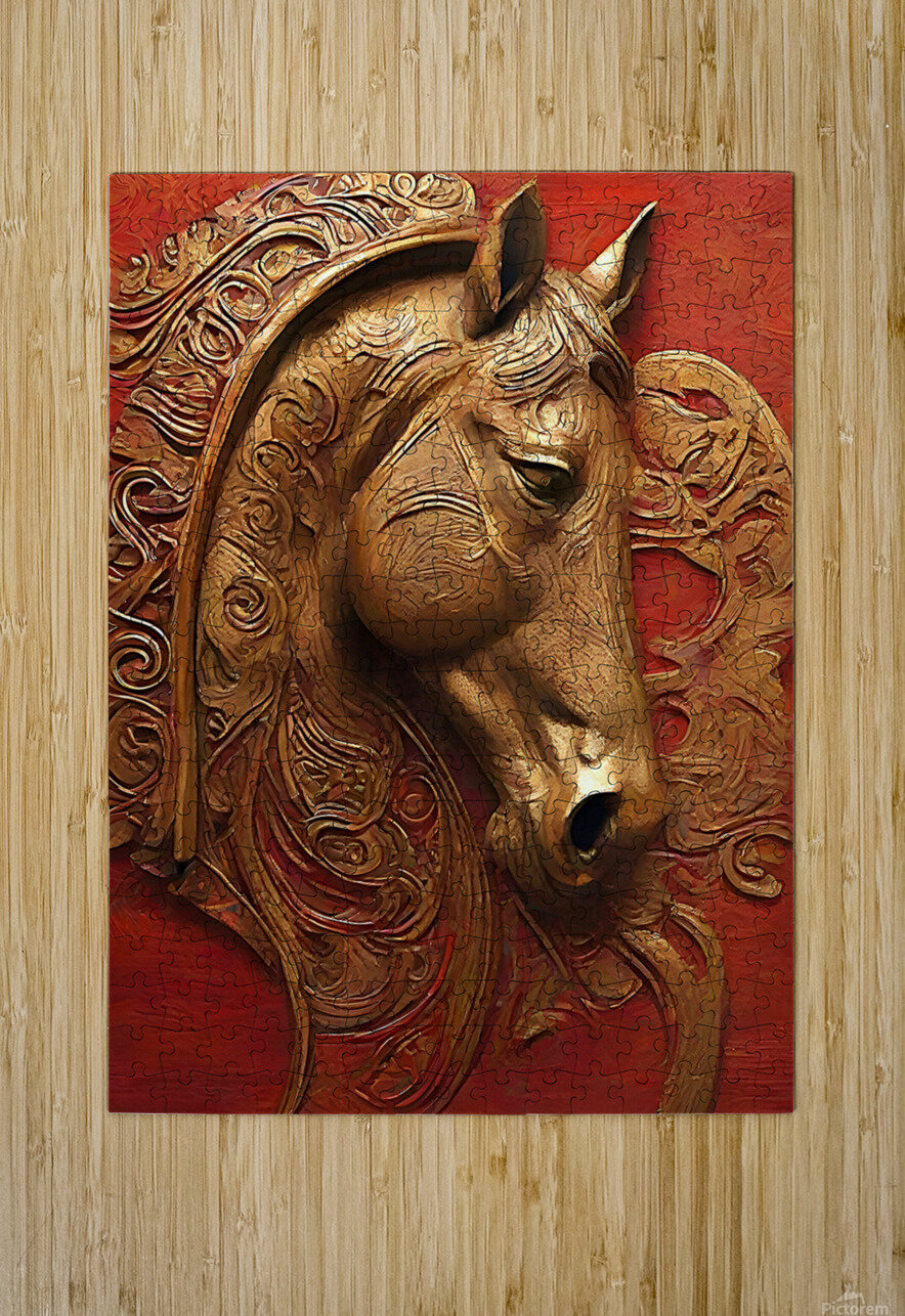 horse art Irfan chishty Puzzle printing