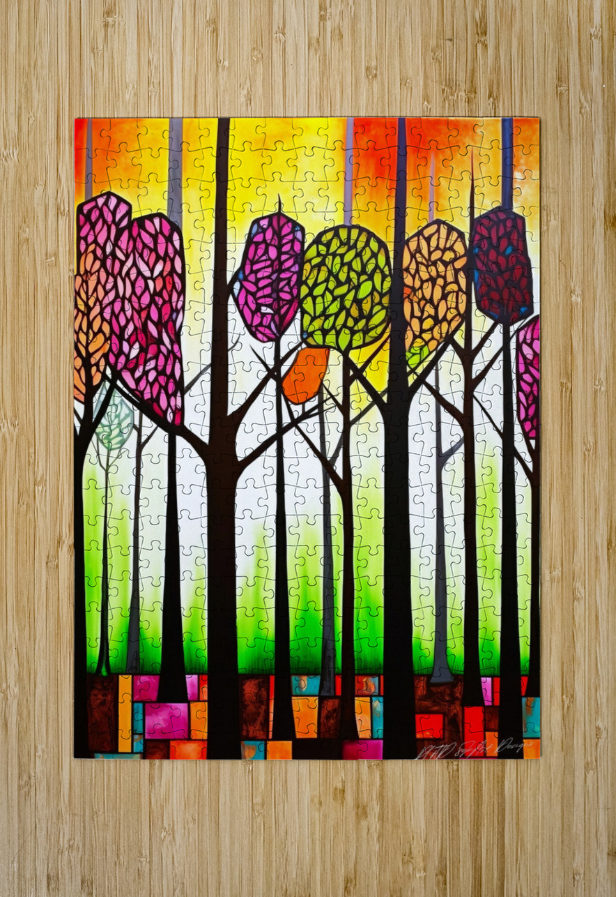 Forest View SykArt Designs Puzzle printing