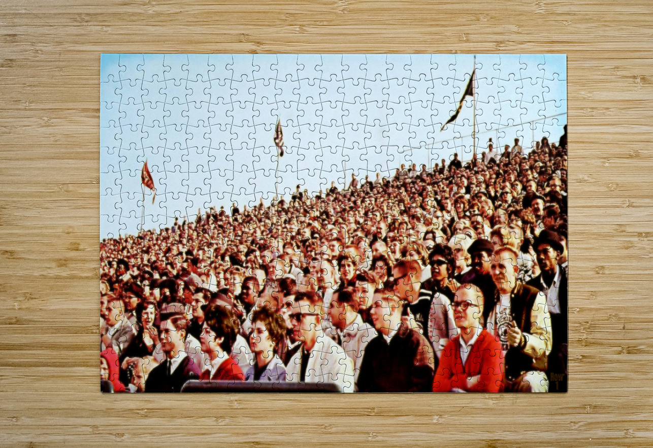 1963 western michigan football gameday Row One Brand Puzzle printing