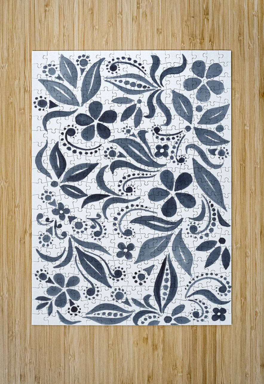 Flower Minimalism Pattern 7 Irina Sztukowski Puzzle printing