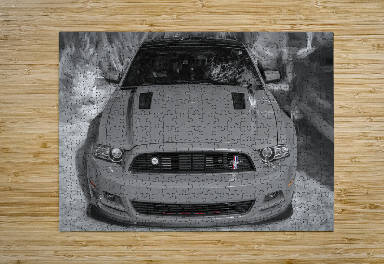 2013 Red Ford Mustang GT 5 0 CS California Special X 6 Rich Franco Puzzle printing