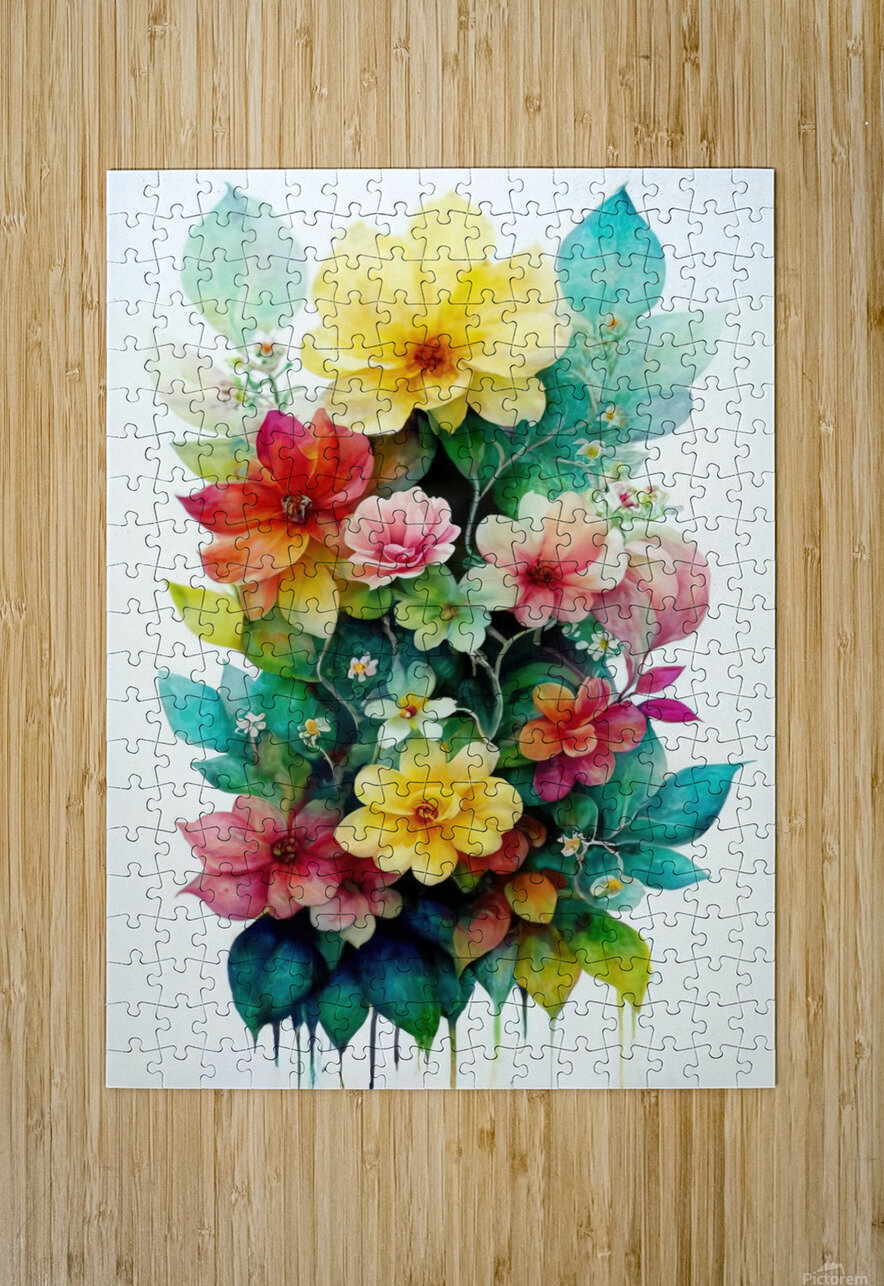 h flower 34 YURI KAZA Puzzle printing