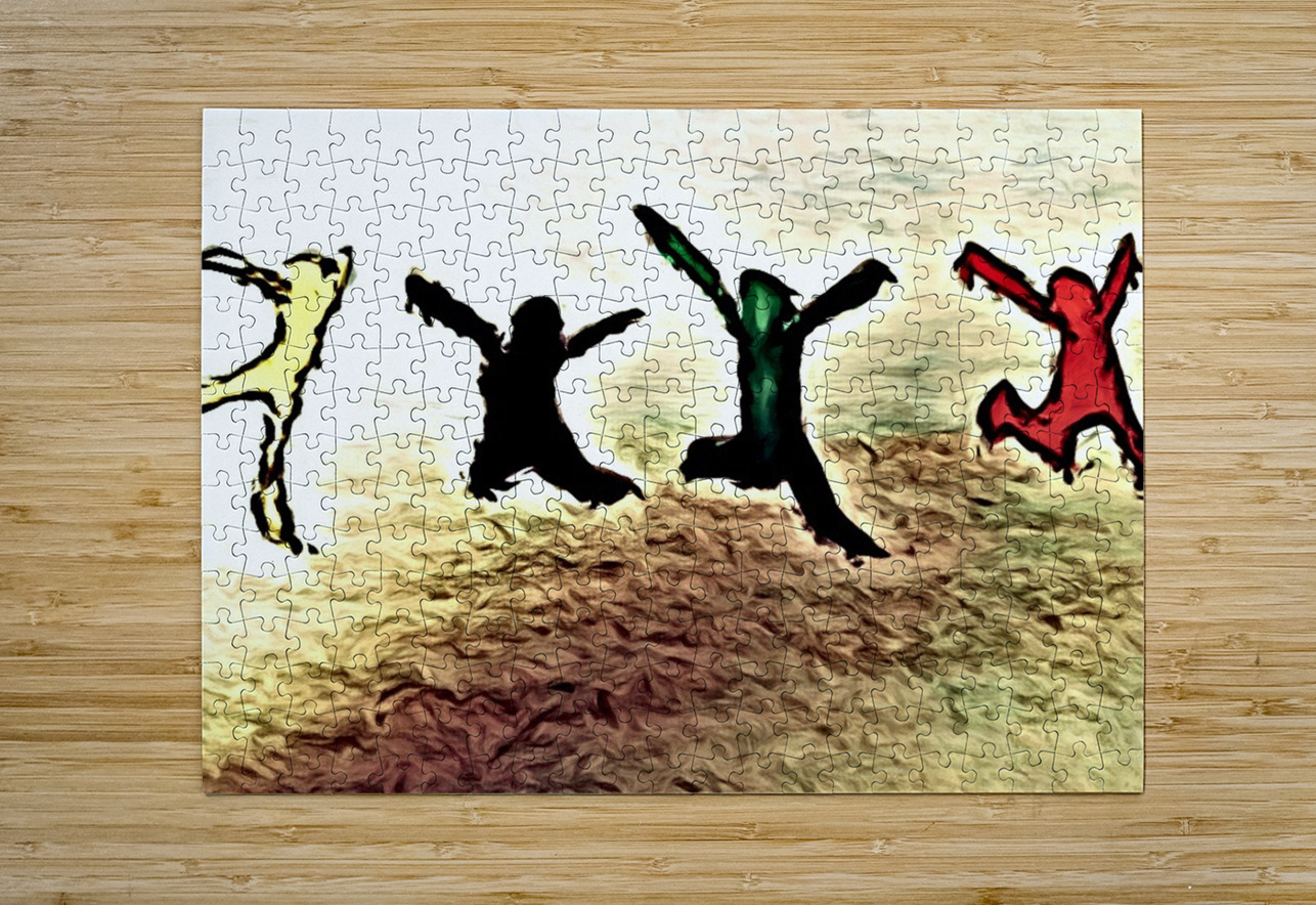 FIGURE CELEBRATE BROWN Luciano Puzzle printing