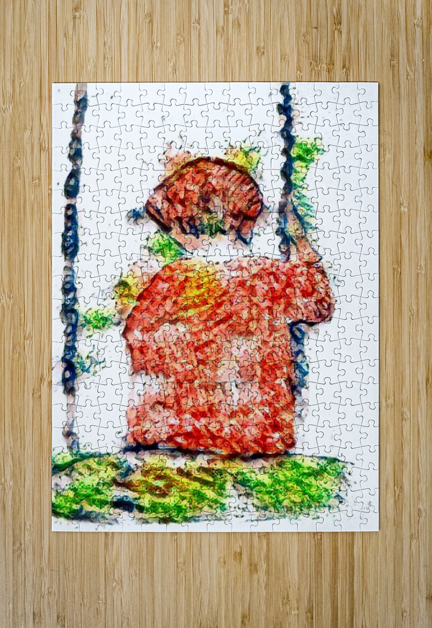 RED PORTRAIT 18 Luciano Puzzle printing