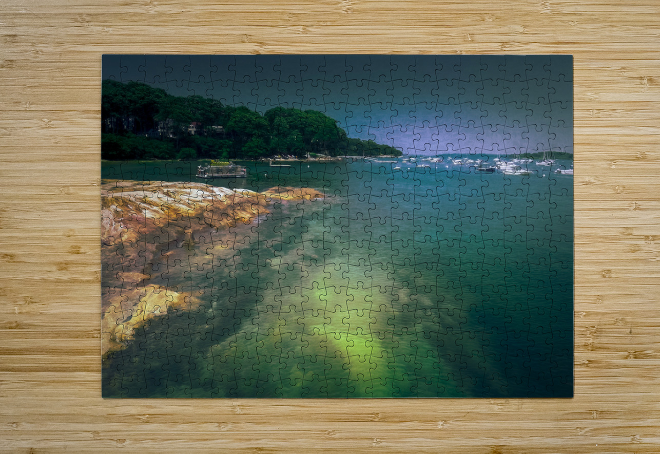 Falmouth Maine Town Landing Harbor Norma Brandsberg Photography Puzzle printing