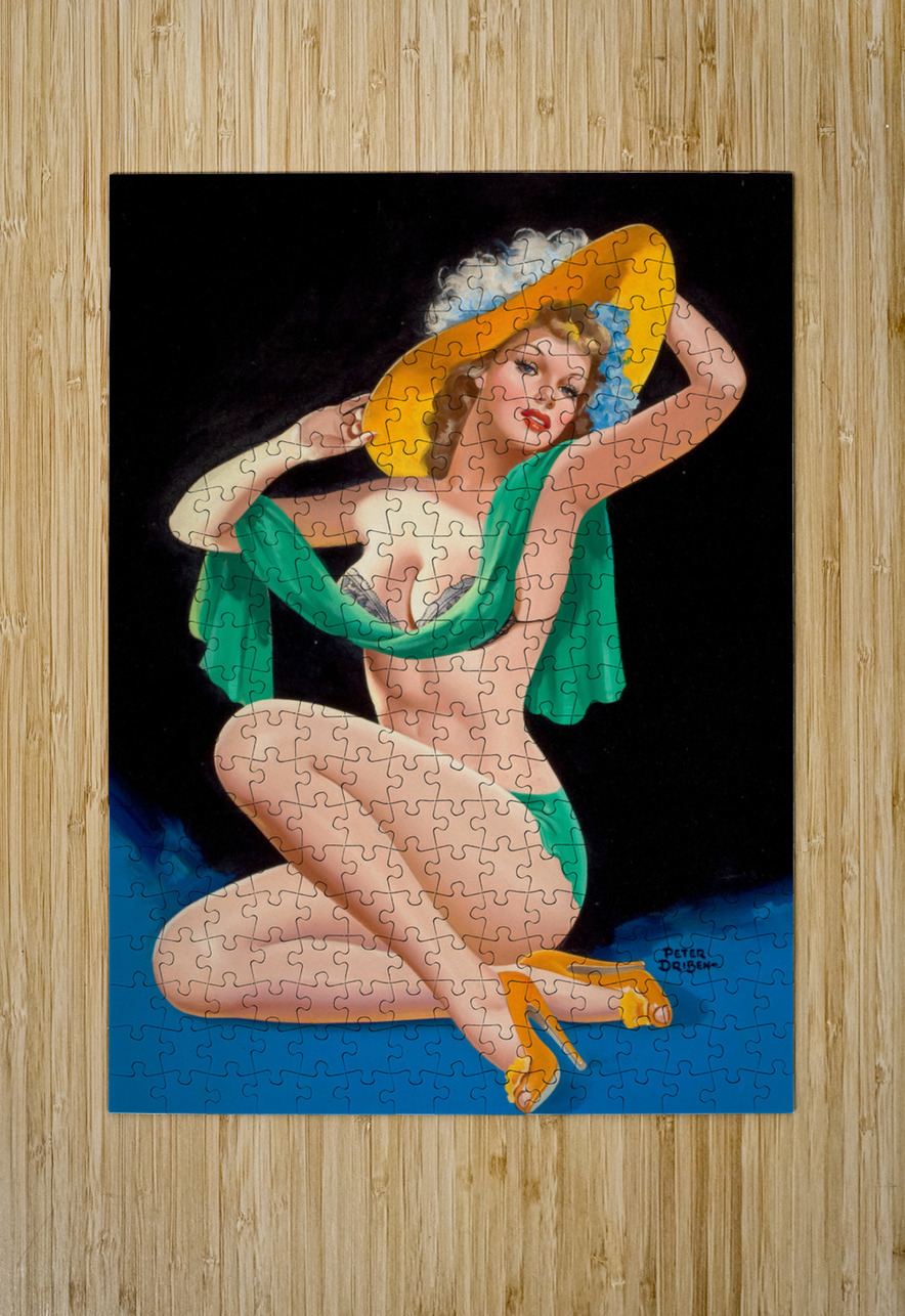 High Heel Beauties vintagesupreme Puzzle printing