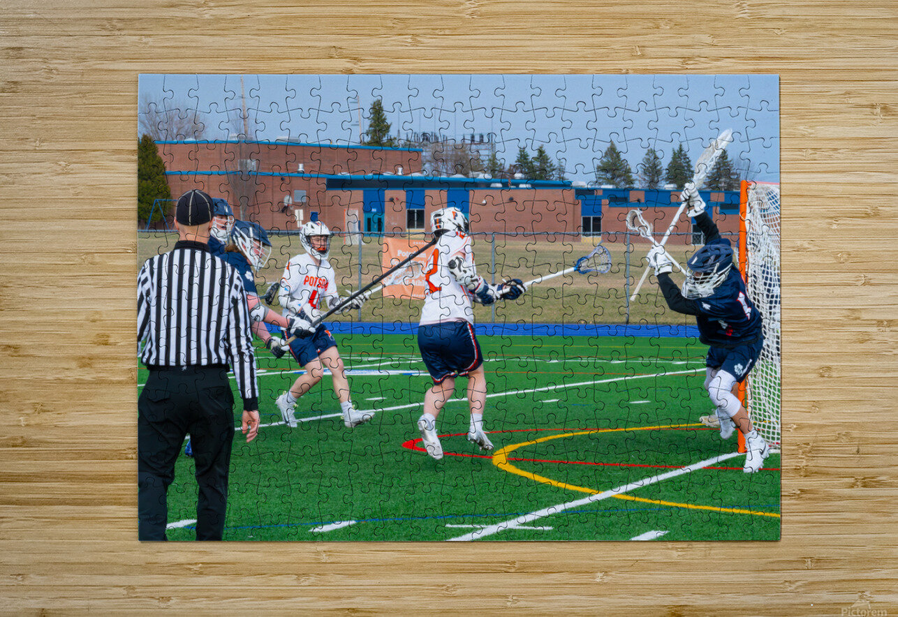 Potsdam Lacrosse Jerrid Lavoie Puzzle printing
