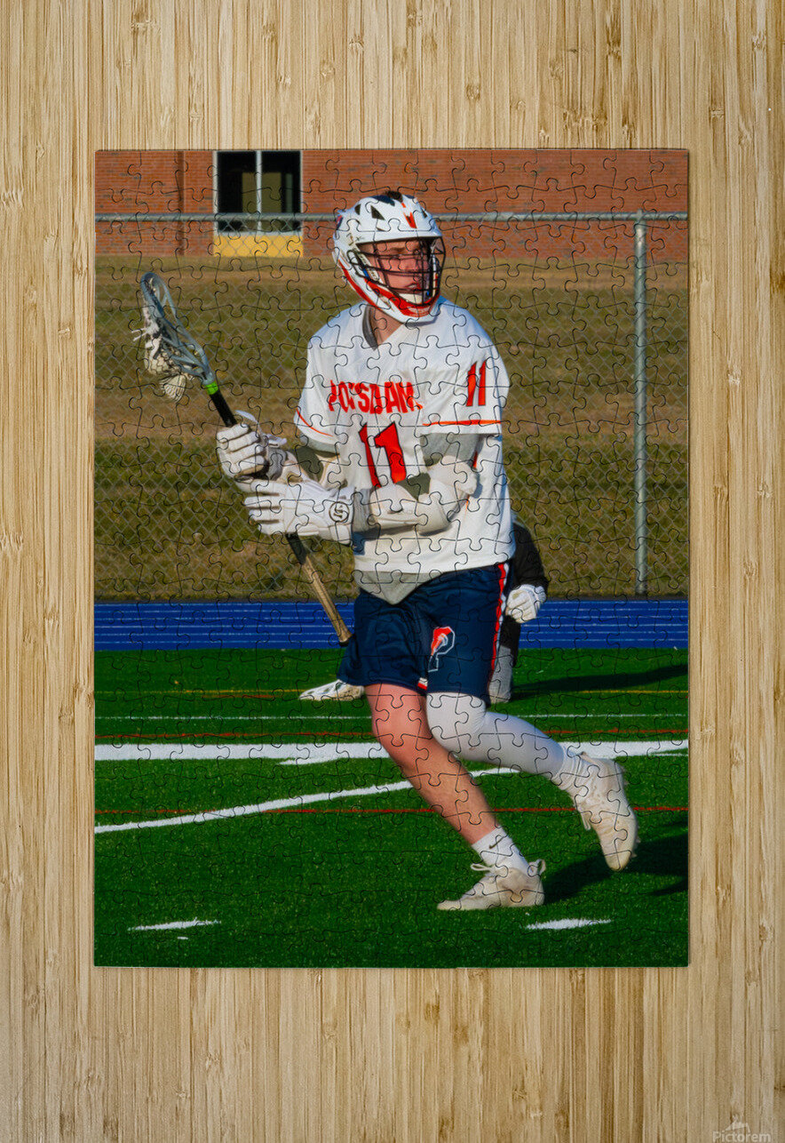 Potsdam Lacrosse Jerrid Lavoie Puzzle printing