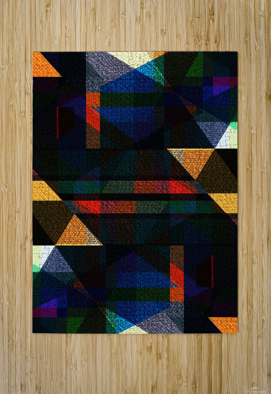 FractalColor Dark no1 Kingler Bercy Puzzle printing