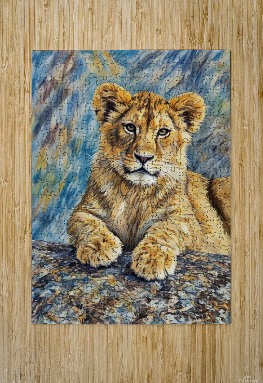 ArtXcl 199 Lion cub photo-art Arte Fino Puzzle printing