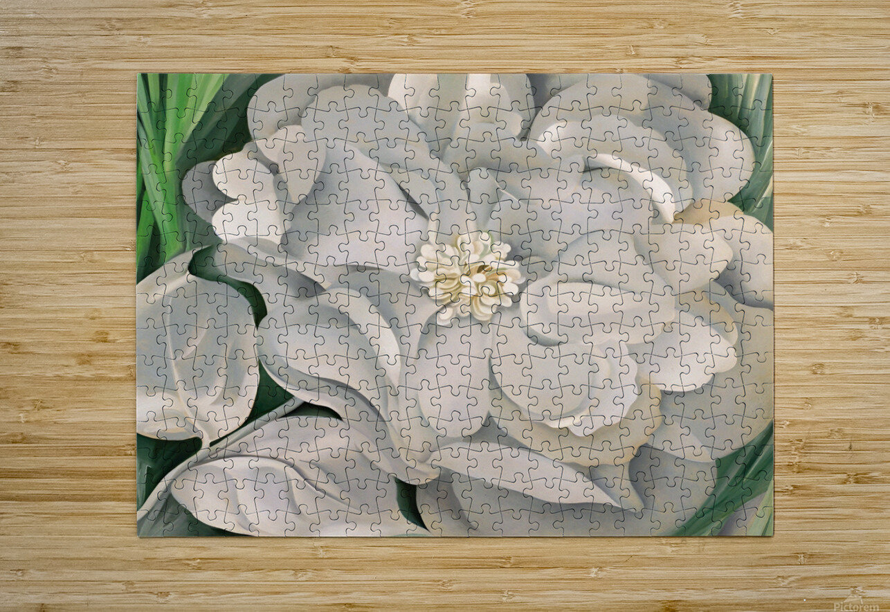Georgia OKeeffe - The White Calico Flower  William Store Puzzle printing