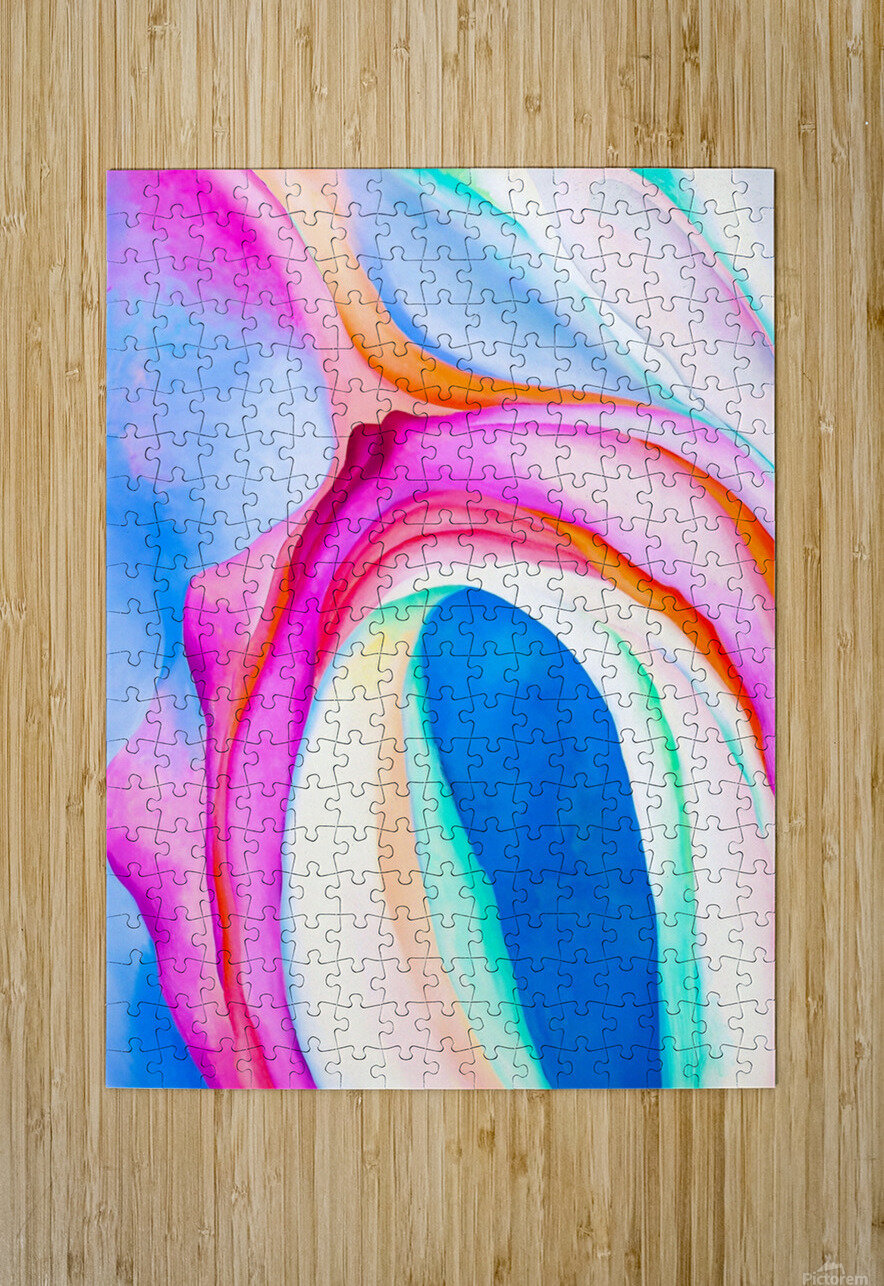 Georgia O Keeffe - Music Pink and Blue  No. 2 William Store Puzzle printing