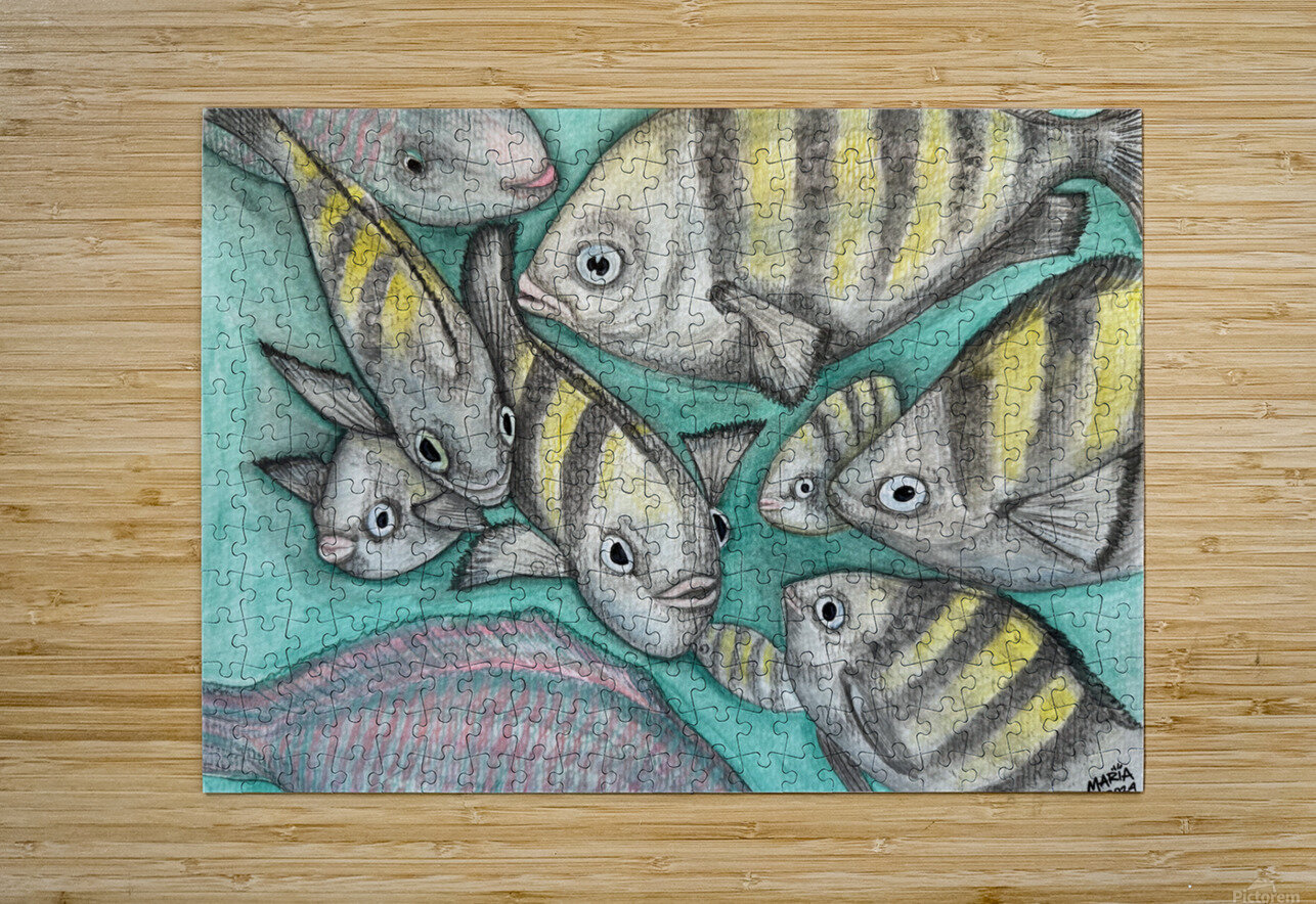 Collection TREASURE OF THE SEA - Fish HUBLOT DESIGN Puzzle printing