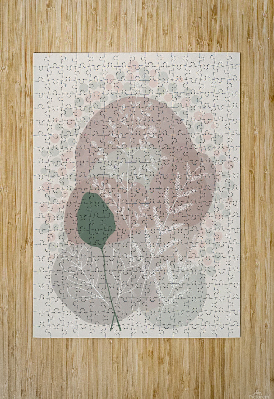 Botanical Study of Leaves and Branches Artshop Puzzle printing