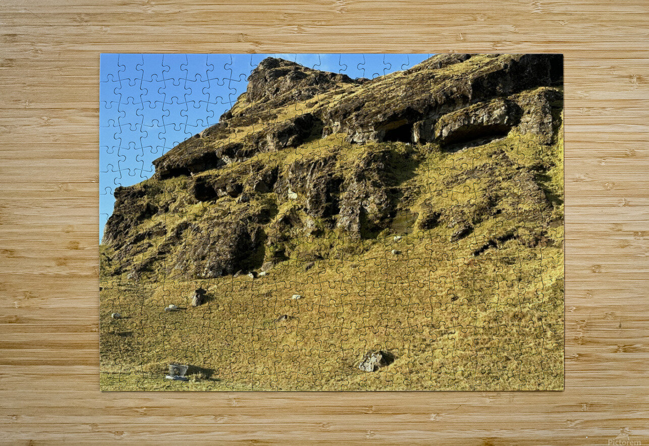 Drangurinn i Drangshlid Iceland JJones Arts Puzzle printing