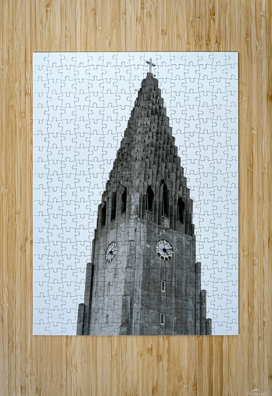 Hallgrimskirkja Reykjavik Iceland JJones Arts Puzzle printing