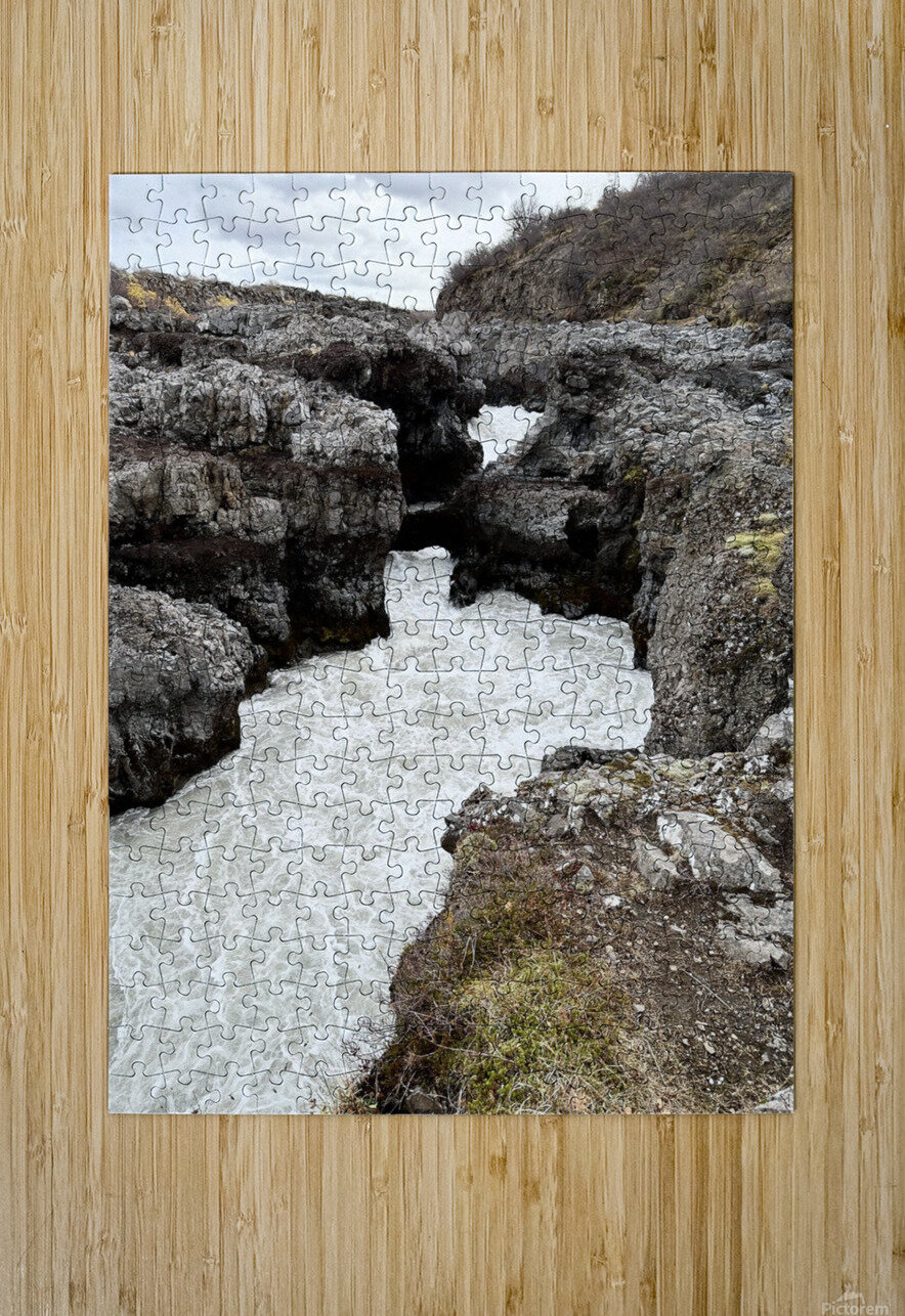 Hraunfossar 1 Iceland JJones Arts Puzzle printing