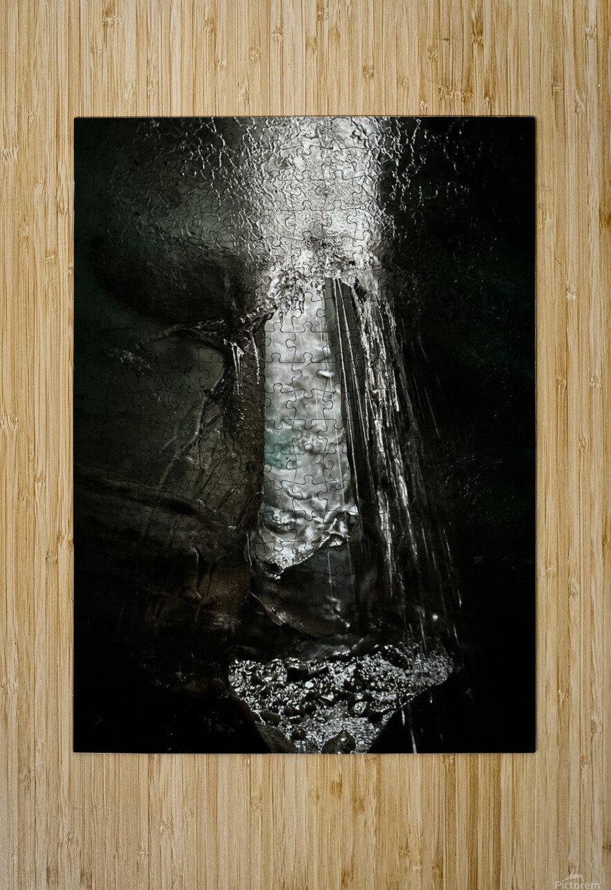 Ice Cave at Vatnajokull 2 Iceland JJones Arts Puzzle printing