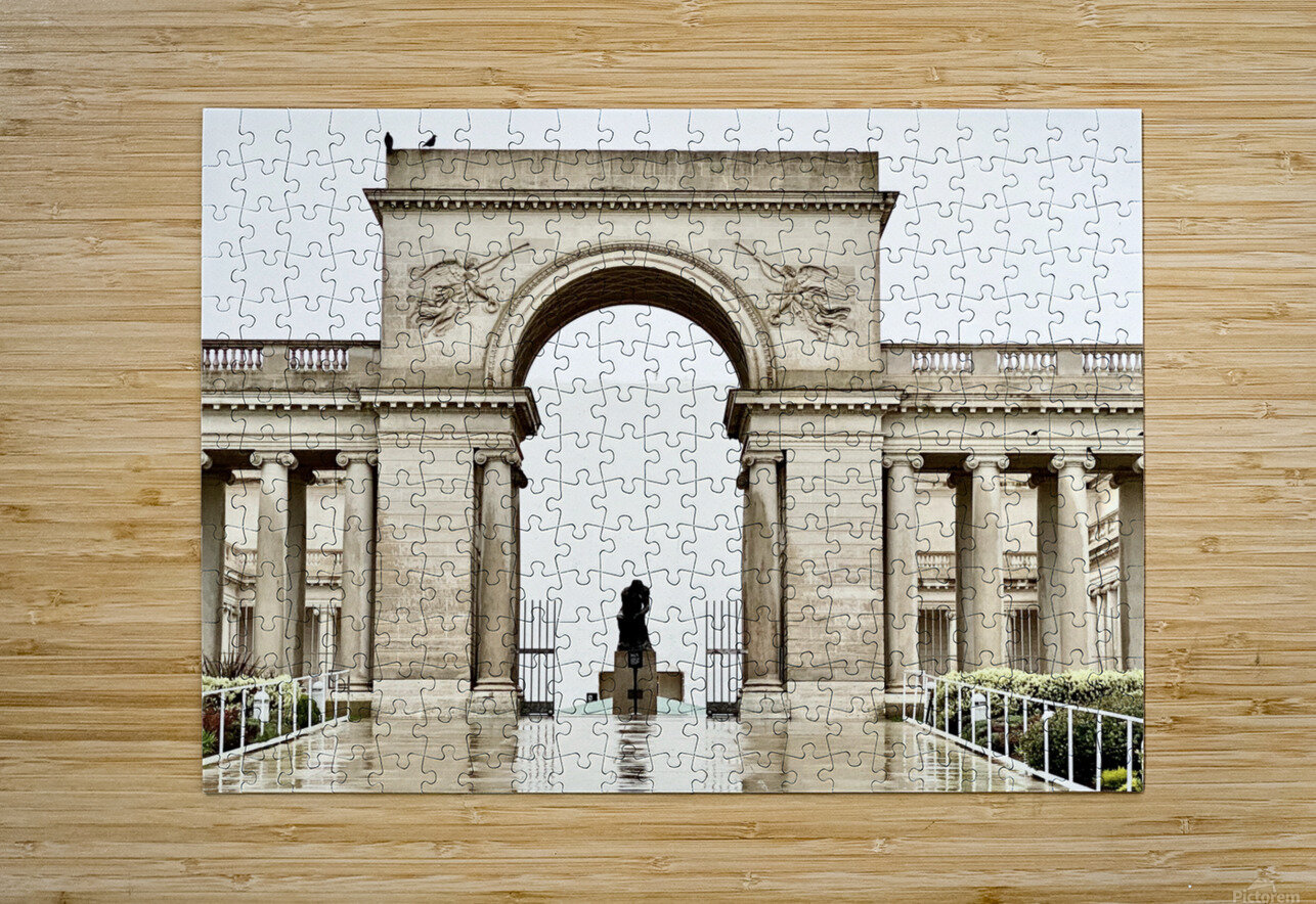 The Thinker in San Francisco California JJones Arts Puzzle printing