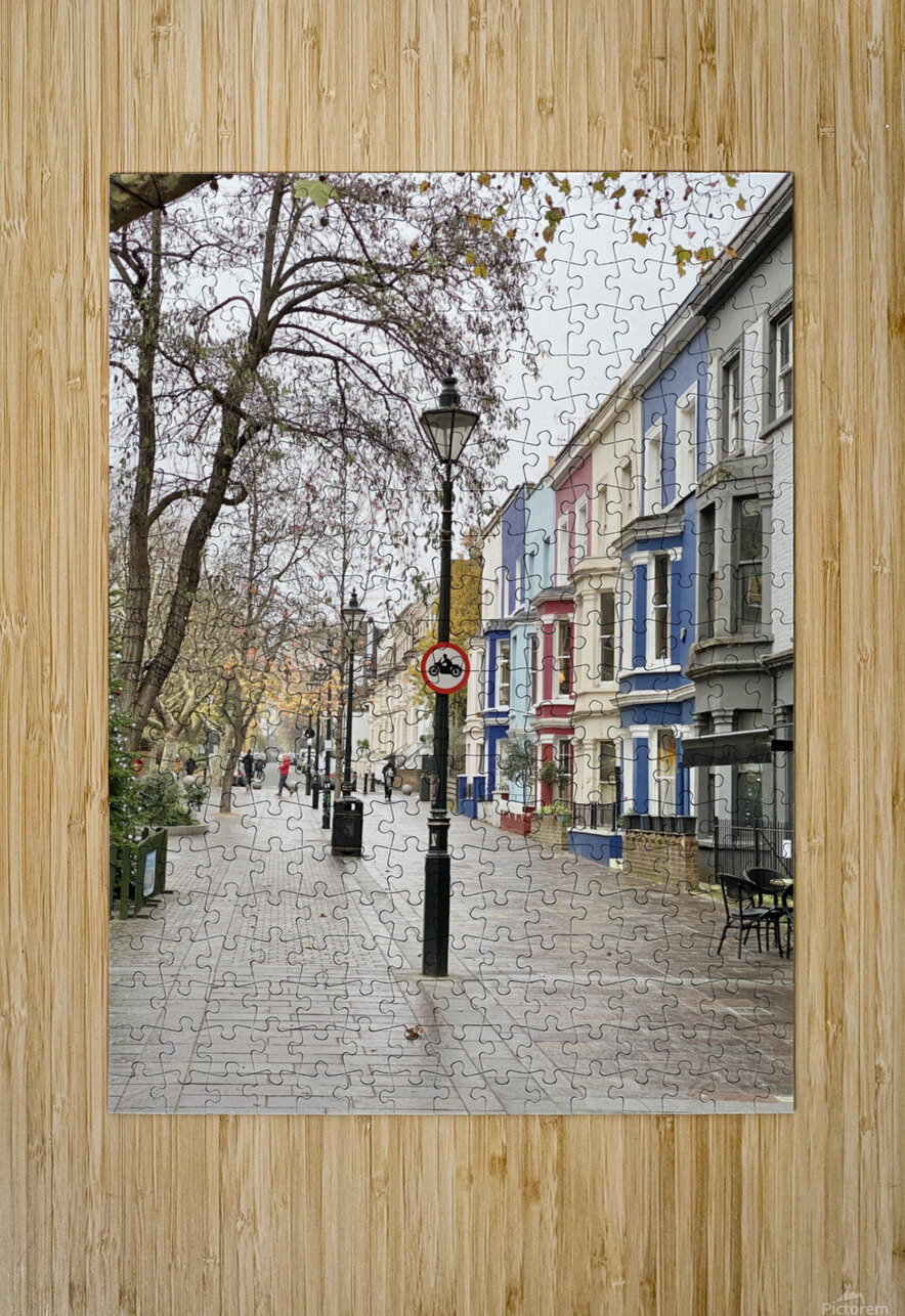 Notting Hill in London United Kingdom JJones Arts Puzzle printing