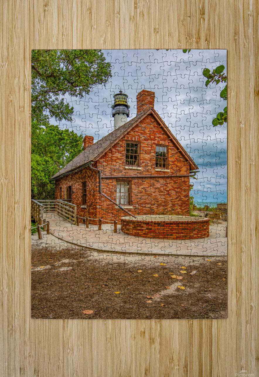 Lighthouse History C R Fine Arts by Branded Exposure LLC Puzzle printing