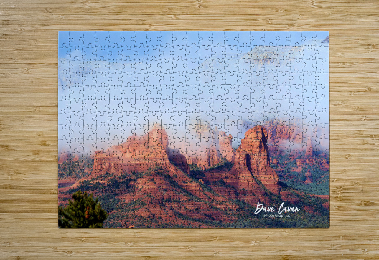 Clouds and Red Rock 1 Dave Cavan Photo Graphics Puzzle printing