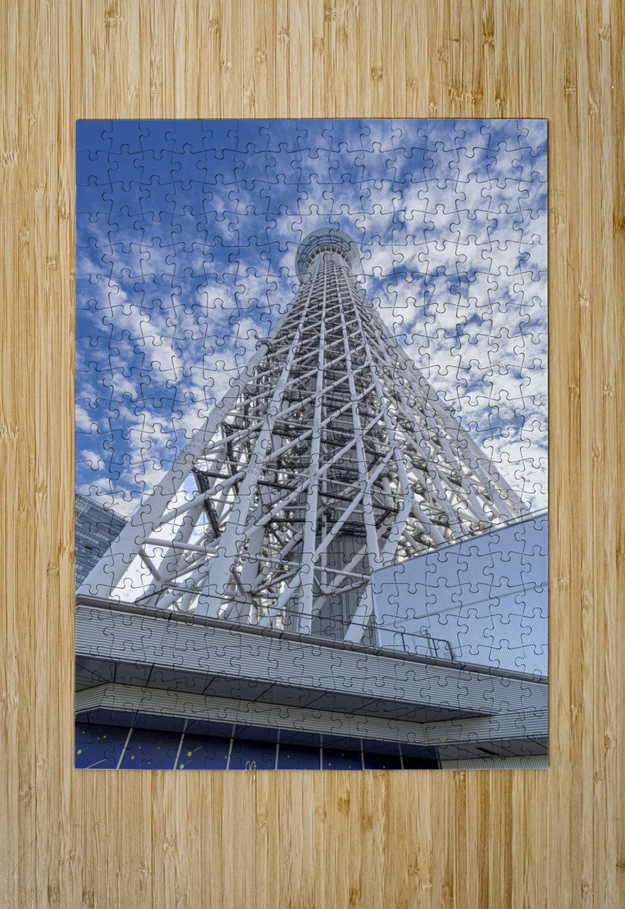 Tokyo Sky Tree bottom view  Gualtiero Boffi Puzzle printing