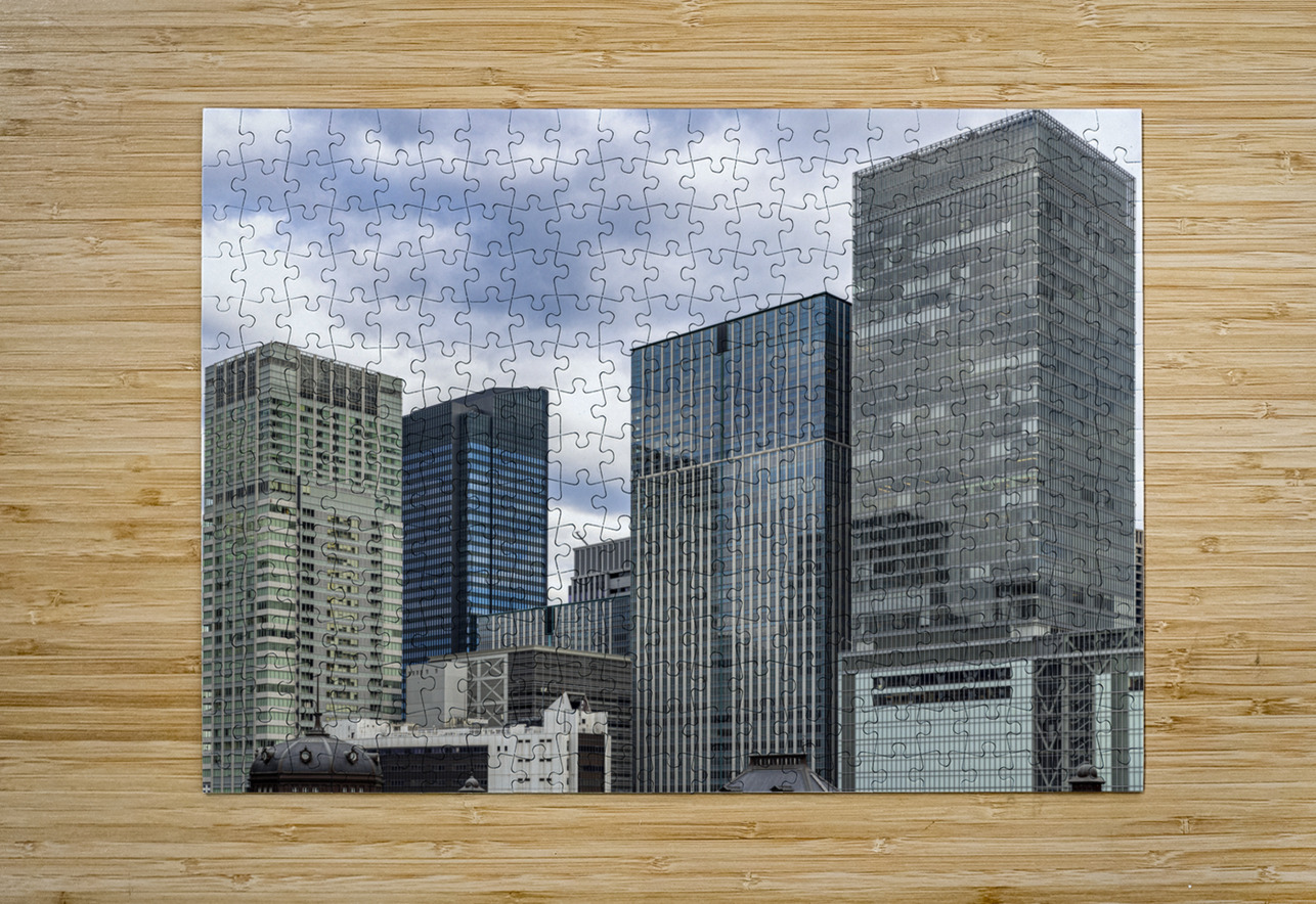  modern buildings in the centre of Tokyo Gualtiero Boffi Puzzle printing