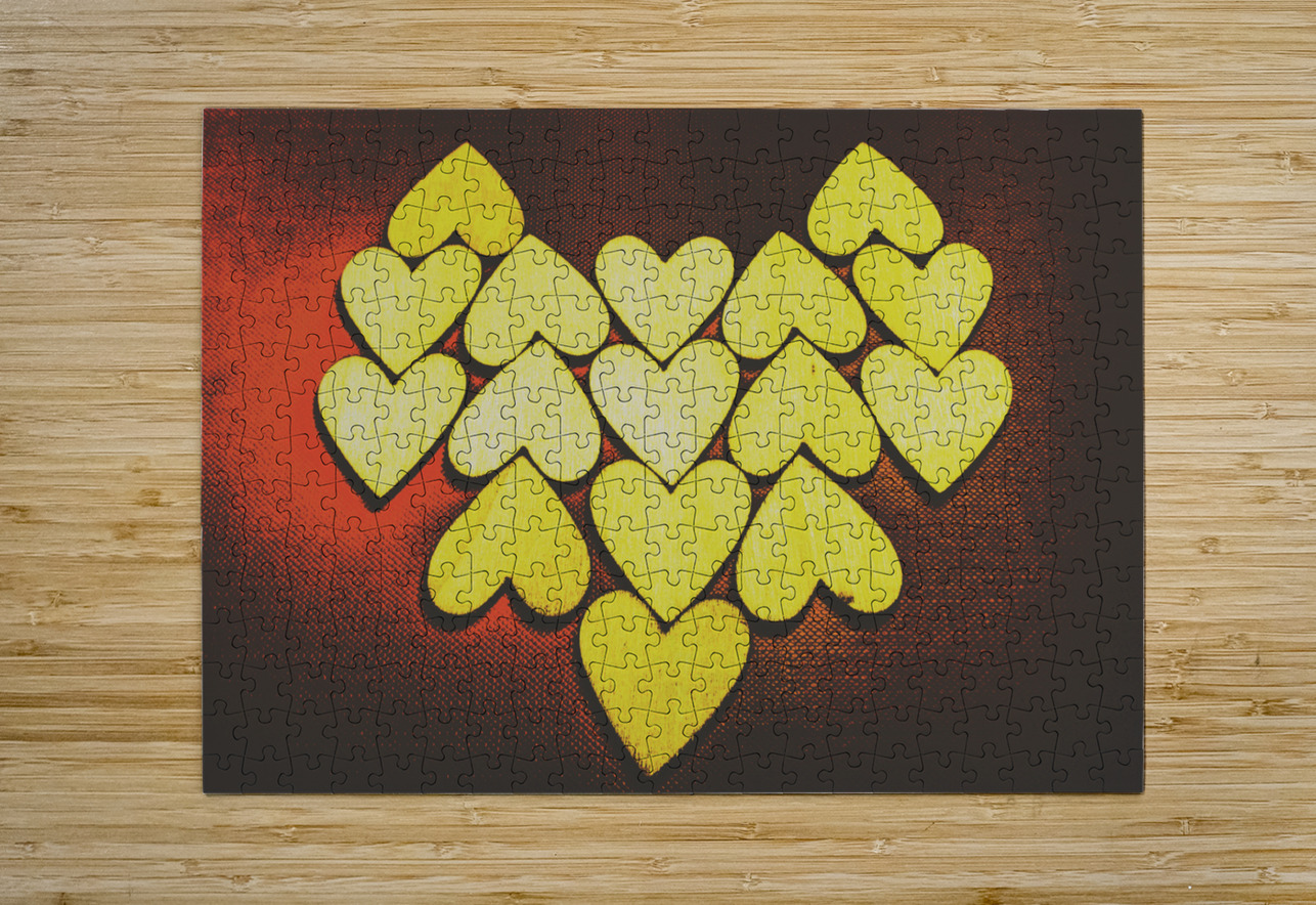 Comic art hearts Jorgo Puzzle printing
