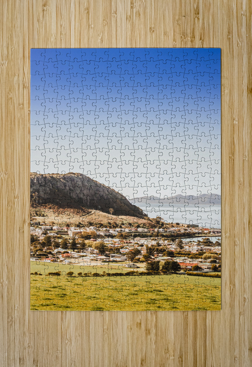 Coastal Tasmanian town Jorgo Puzzle printing