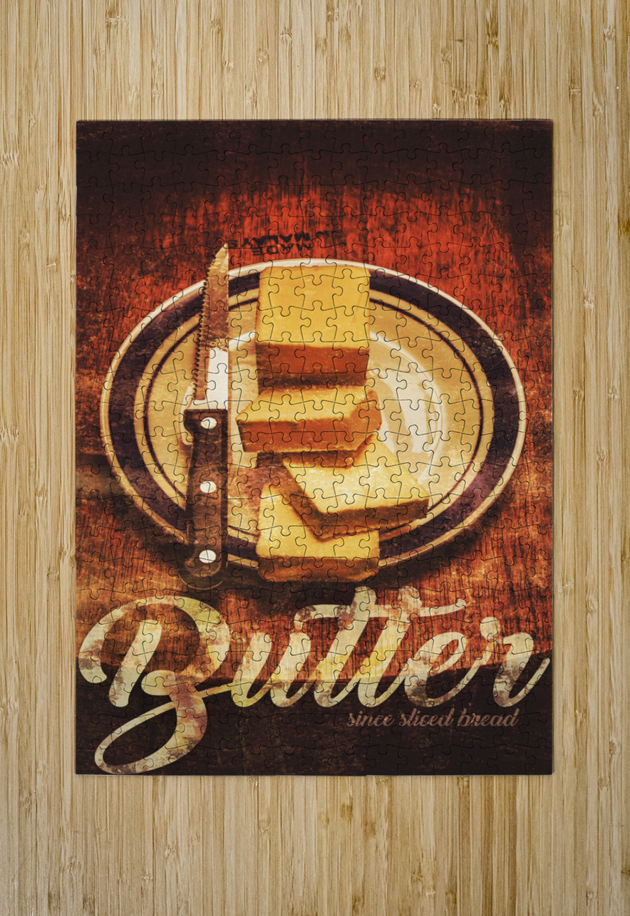 Butter since sliced bread display Jorgo Puzzle printing