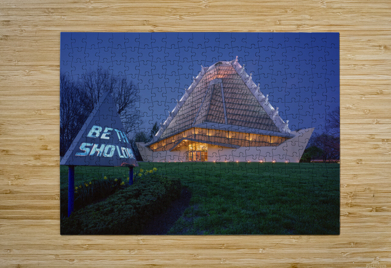Beth Sholom Synagogue in Elkins Park PA Judaic Gallery Puzzle printing