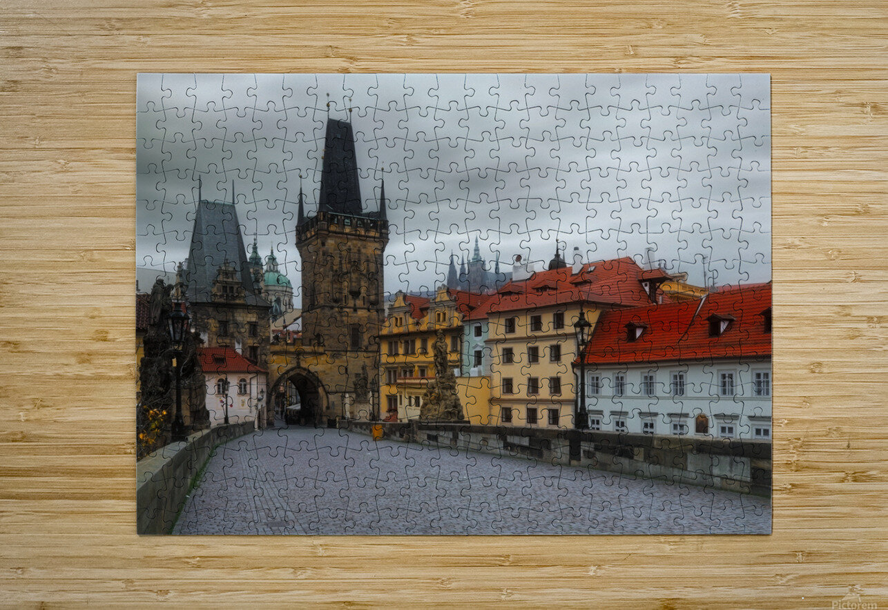 Dreamy Charles Bridge and Prague Castle KarelStellnerPhoto Puzzle printing