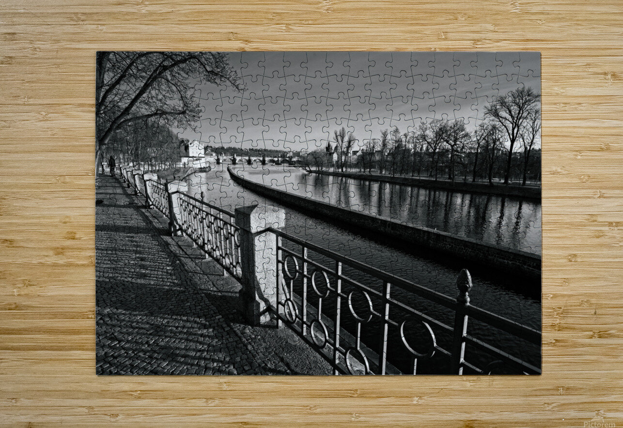  The Vltava embankment - Prague Czechia KarelStellnerPhoto Puzzle printing
