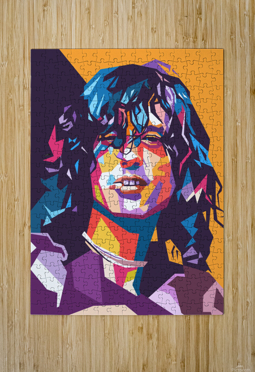 Jimmy Page art Hantamrata Puzzle printing