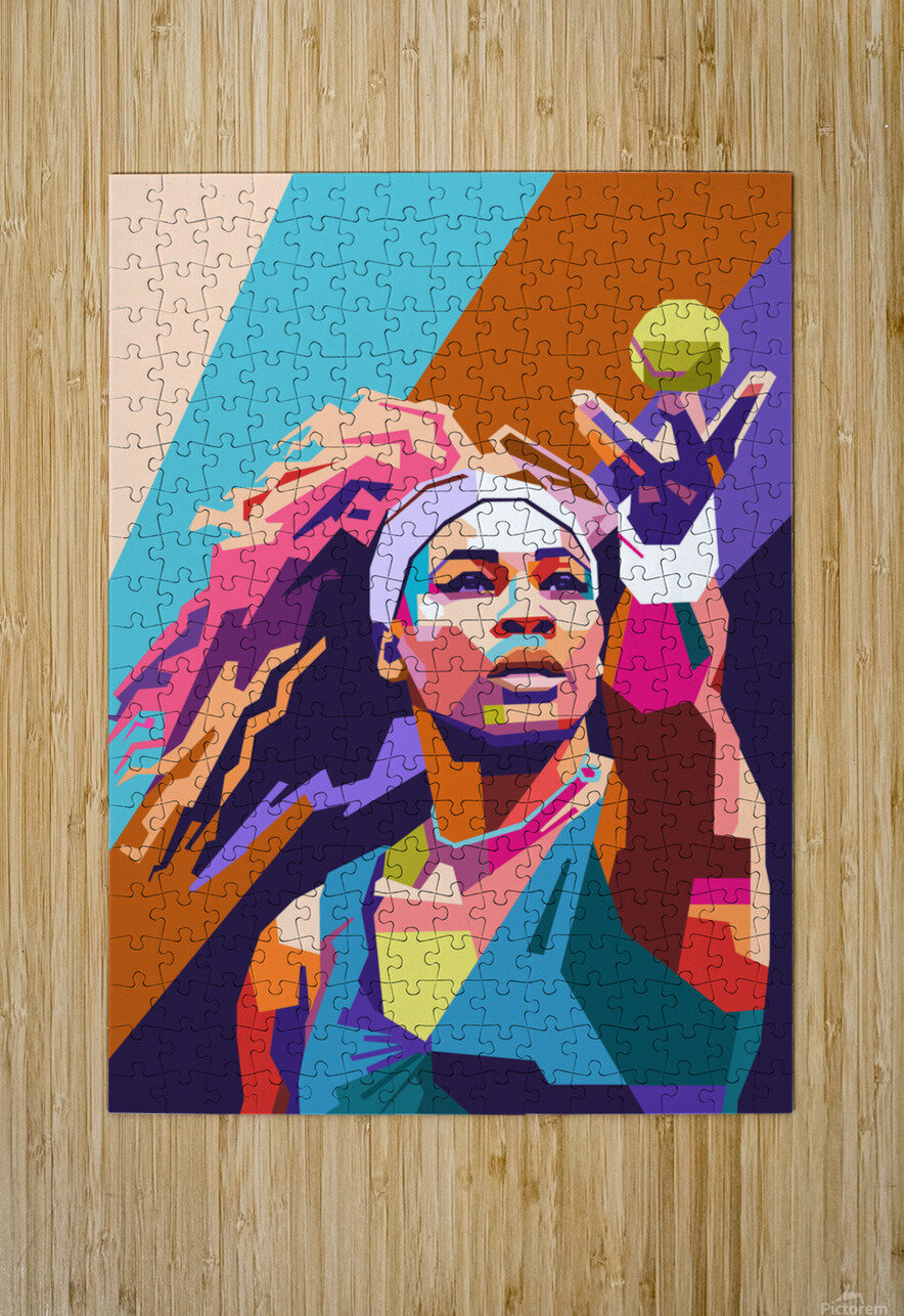 Serena Williams art Hantamrata Puzzle printing