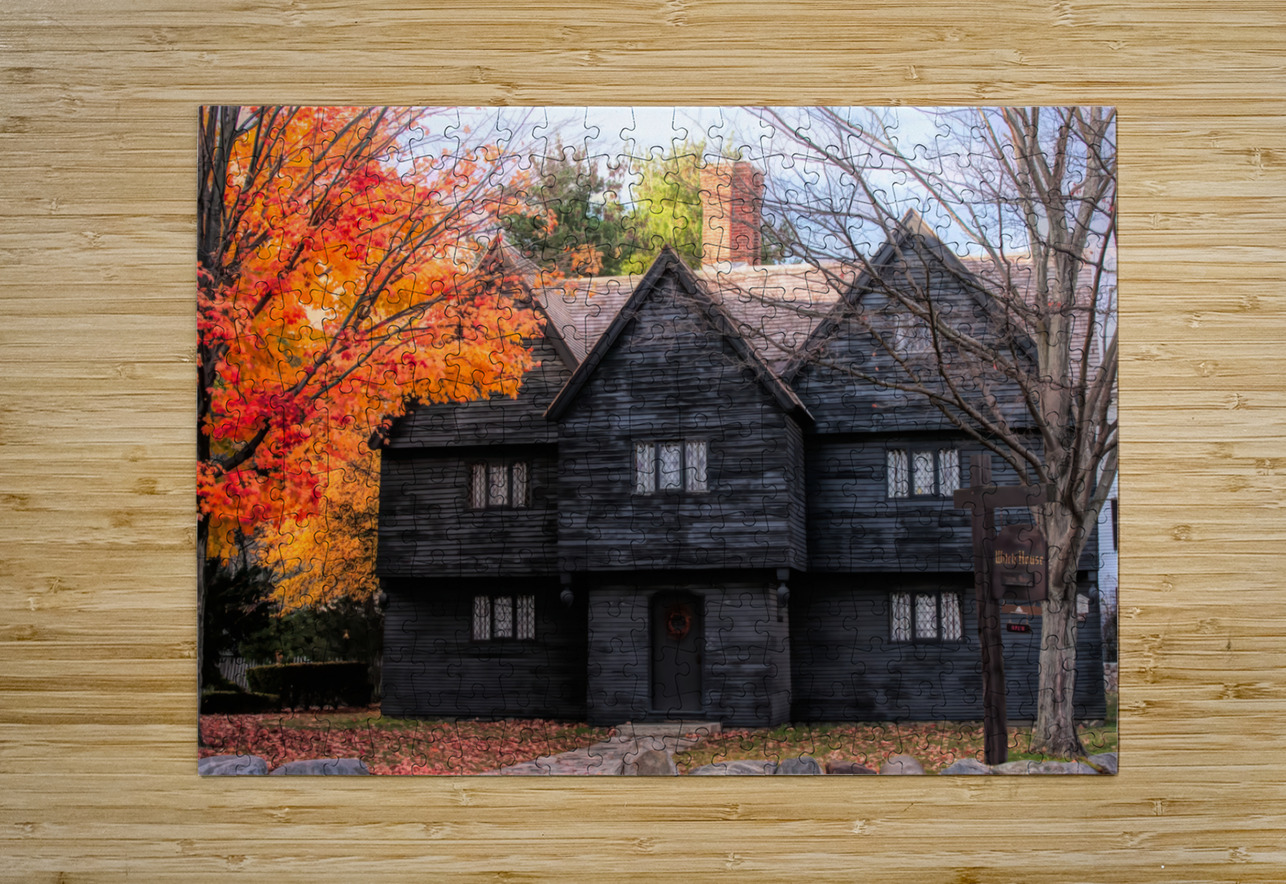 Seasons of Mystery: The Enigmatic Charm of Salems Witch House Jeff Folger Puzzle printing