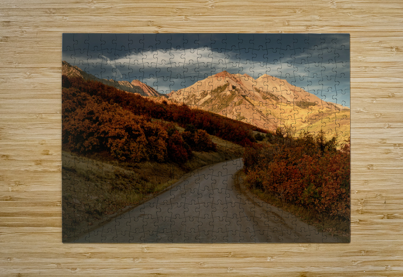 Colorado Backroads in Autumn Norma Brandsberg Photography Puzzle printing