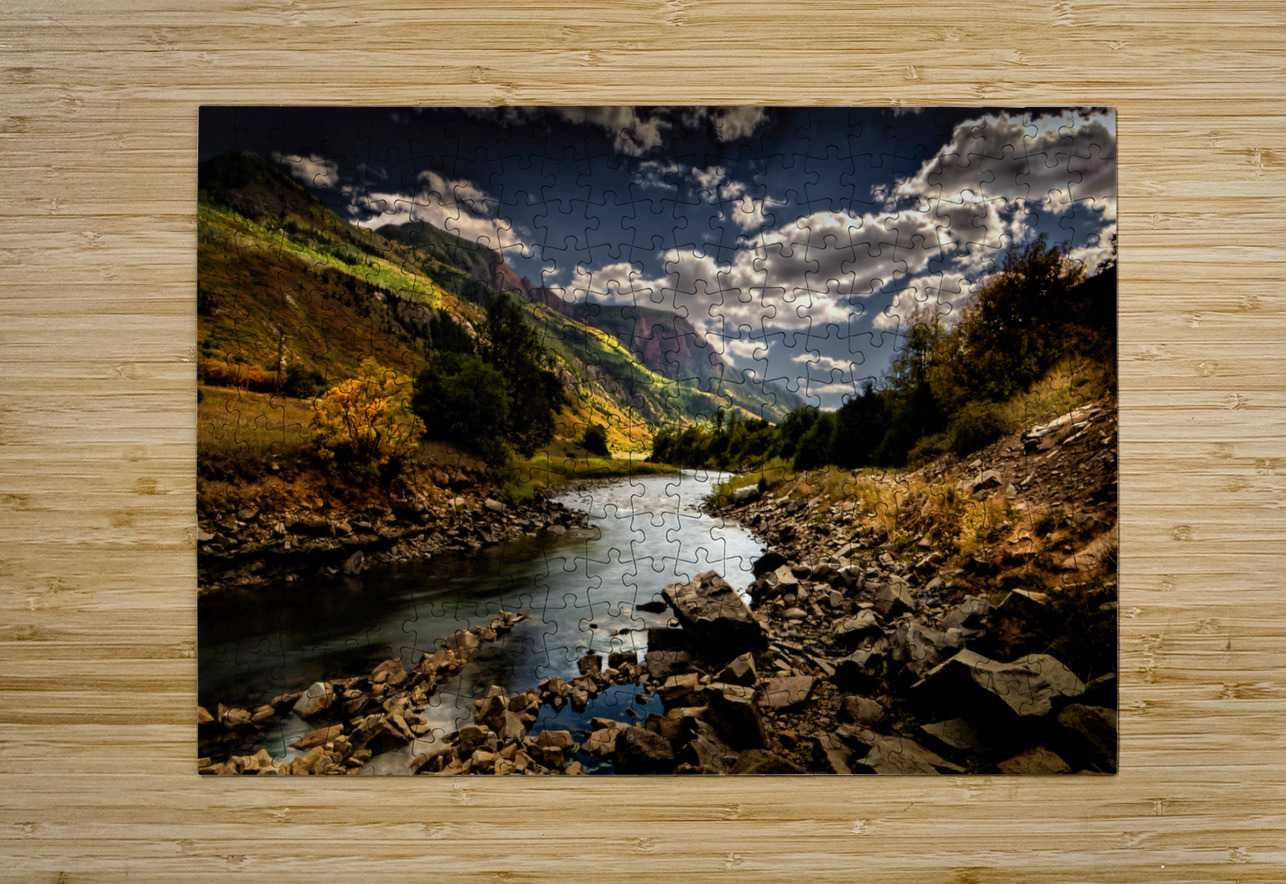 Colorado Crystal River in Autumn Norma Brandsberg Photography Puzzle printing