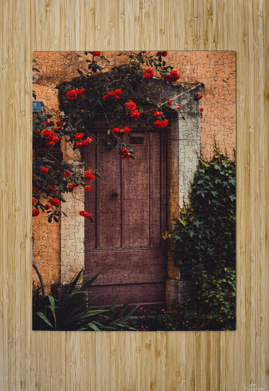 Rustic doorway Valbonne France maggie mccall Puzzle printing