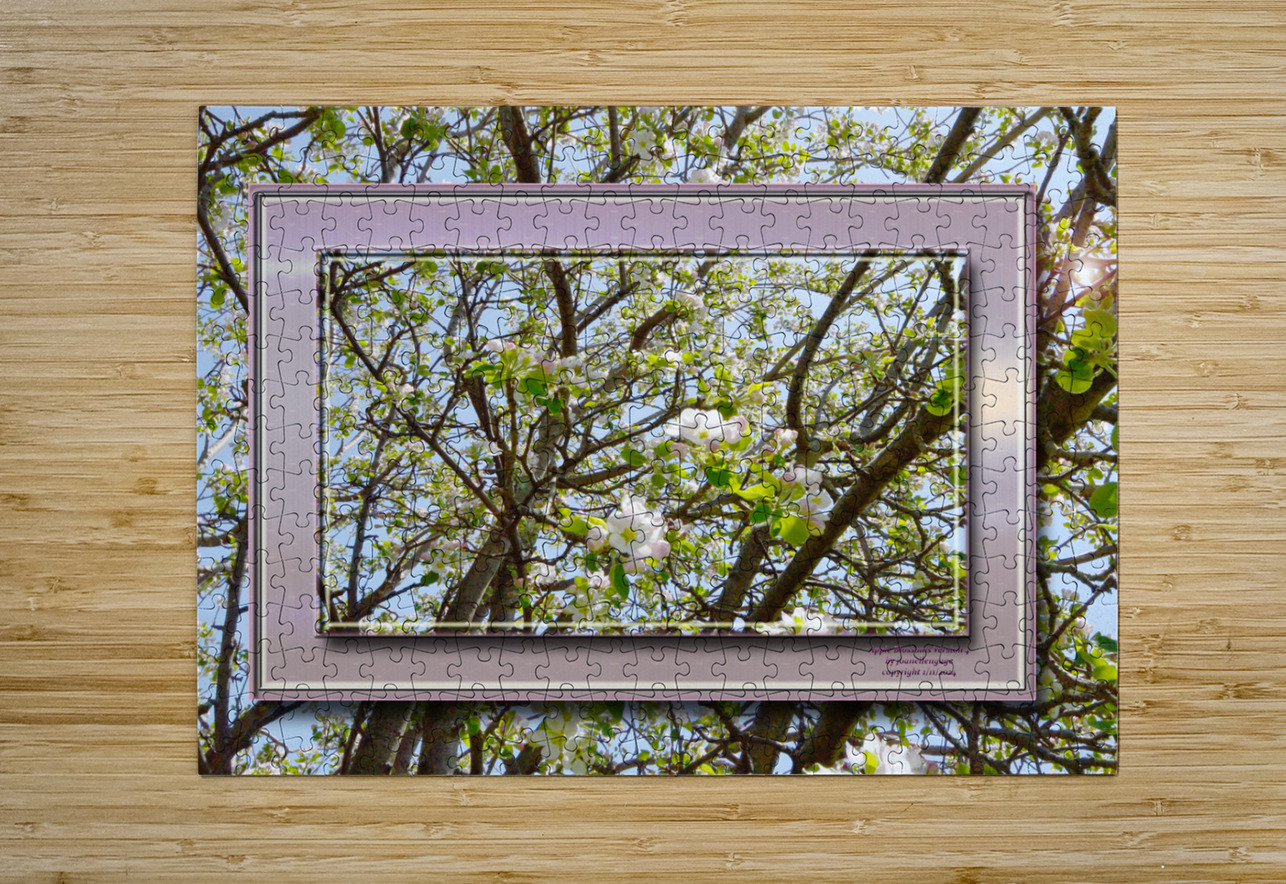 Apple Blossoms Version 3  PIXquisate Puzzle printing