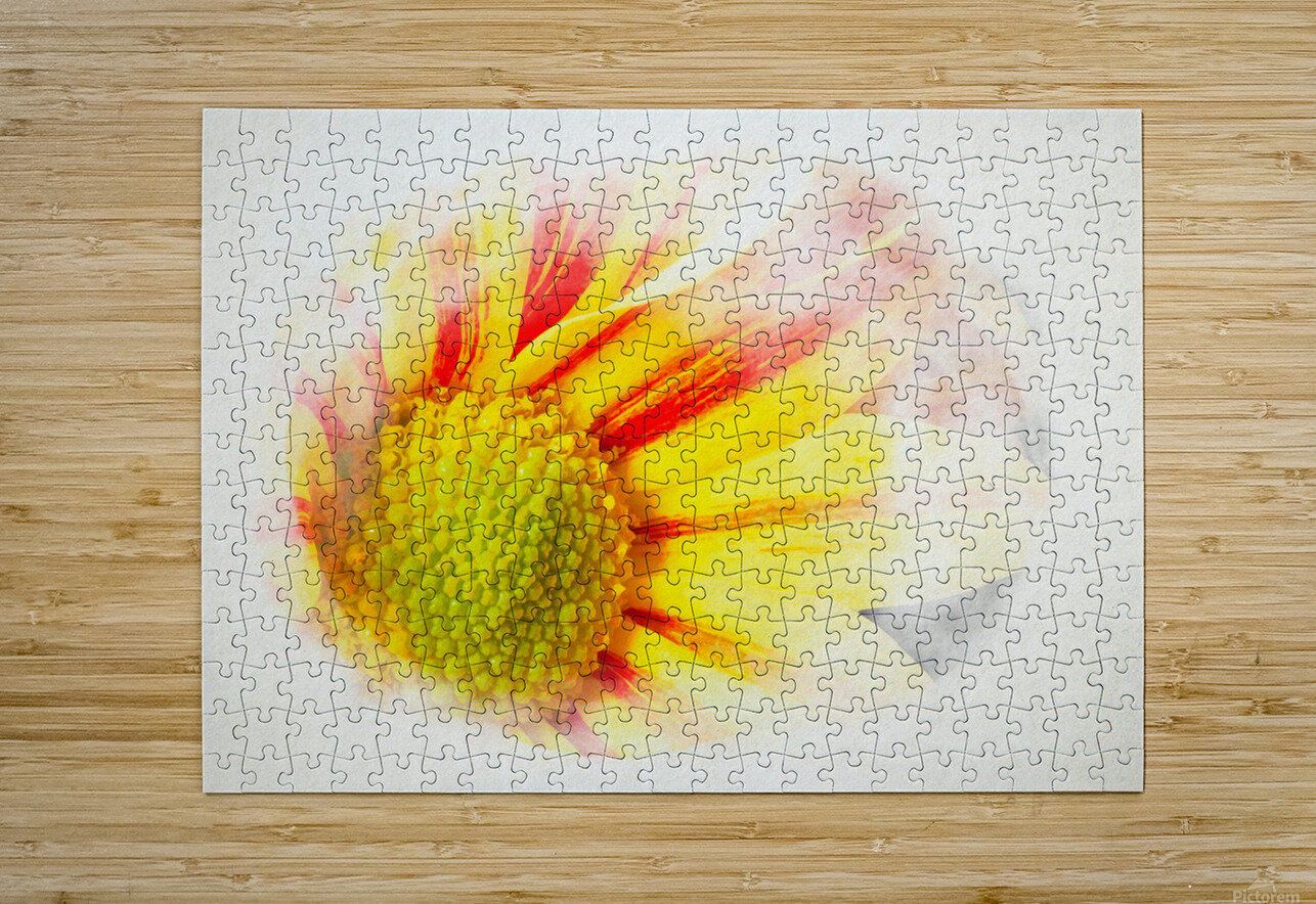 Big Kiss White Flame in watercolor Youri Mahieu Puzzle printing