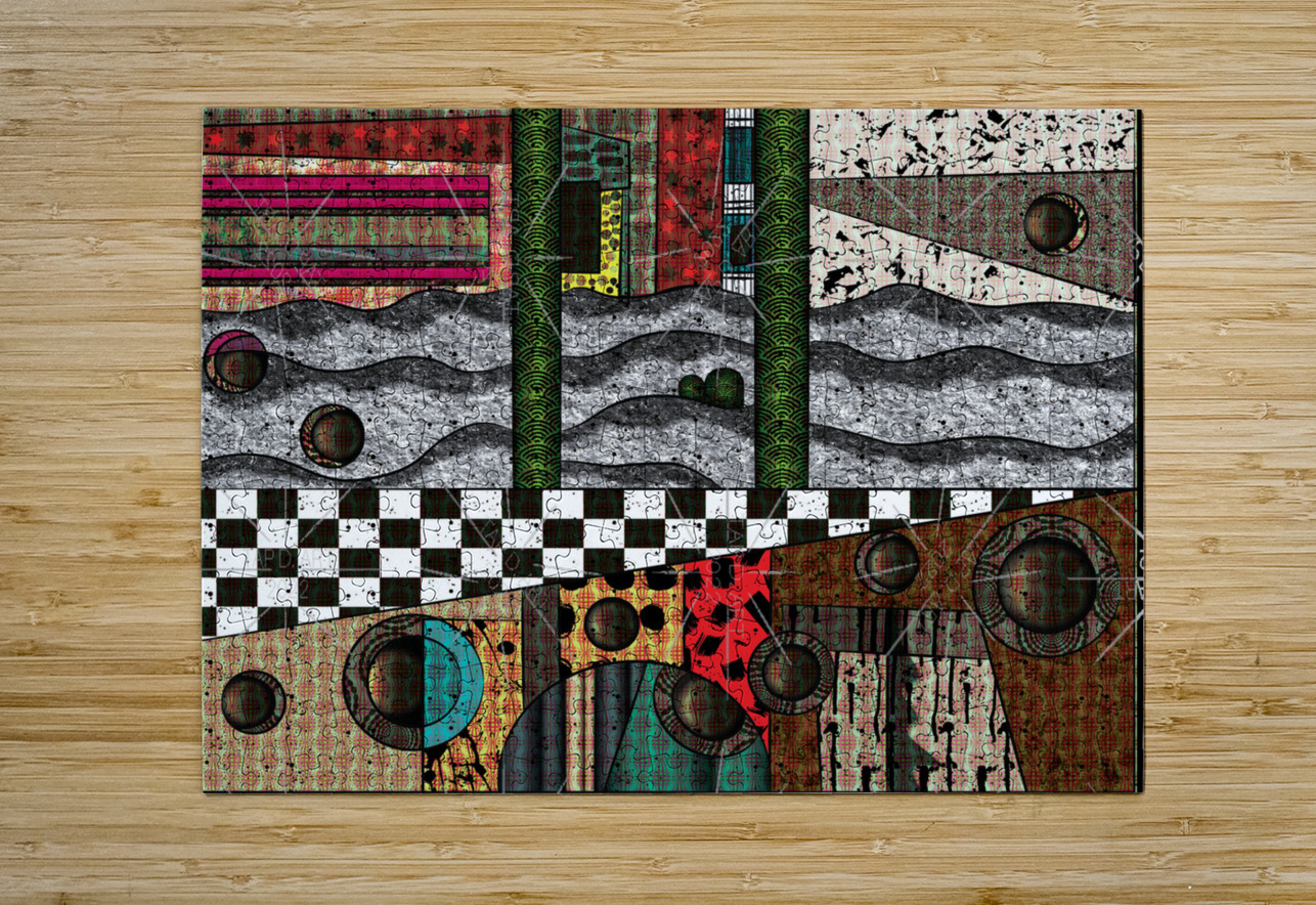 ABSTRACT 1 TAP D ART Puzzle printing